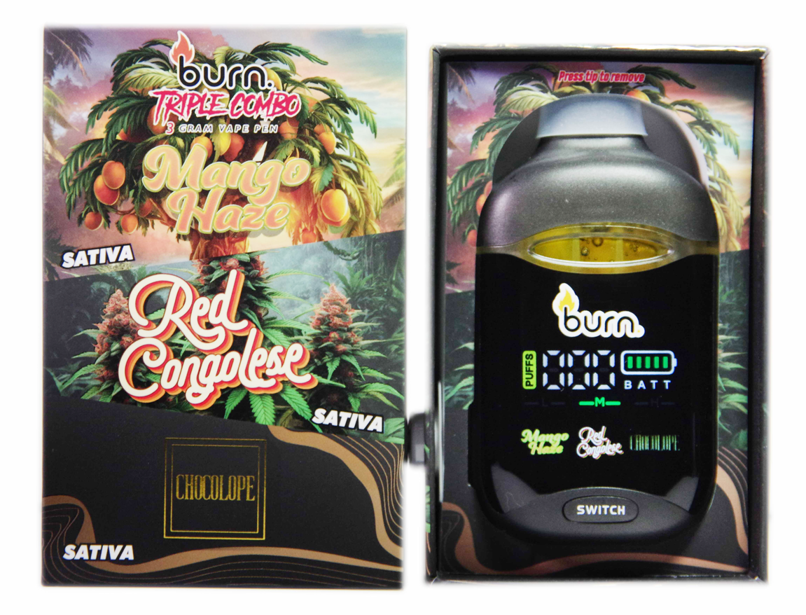 Triple Puffer x Mango Haze x Red Congolese x Chocolope 6 Gram Pen